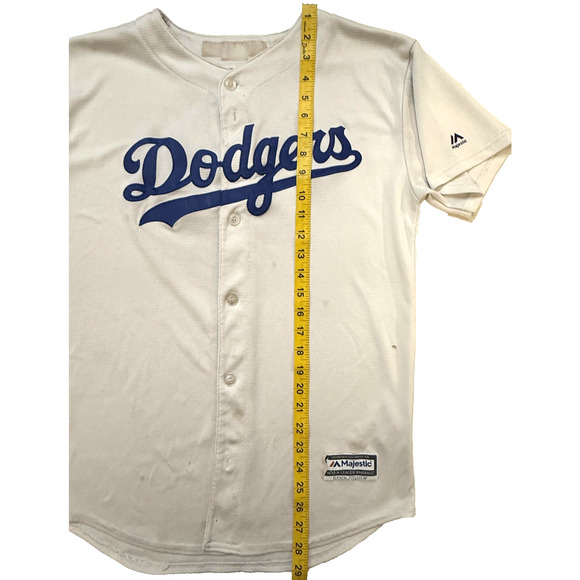 Los Angeles Dodgers Jersey Men Medium White MLB Baseball Jackie Robinson 42- Y2K - Picture 9 of 9